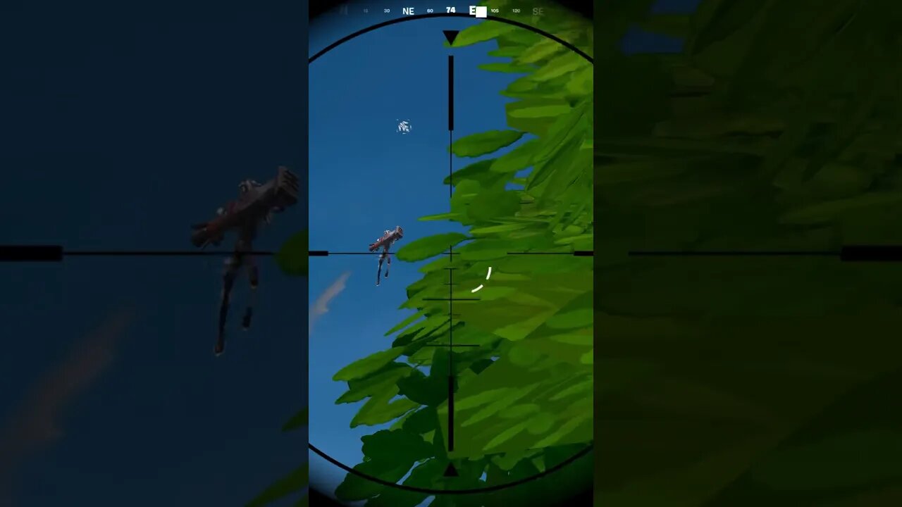 SNIPED THROUGH THE TREE