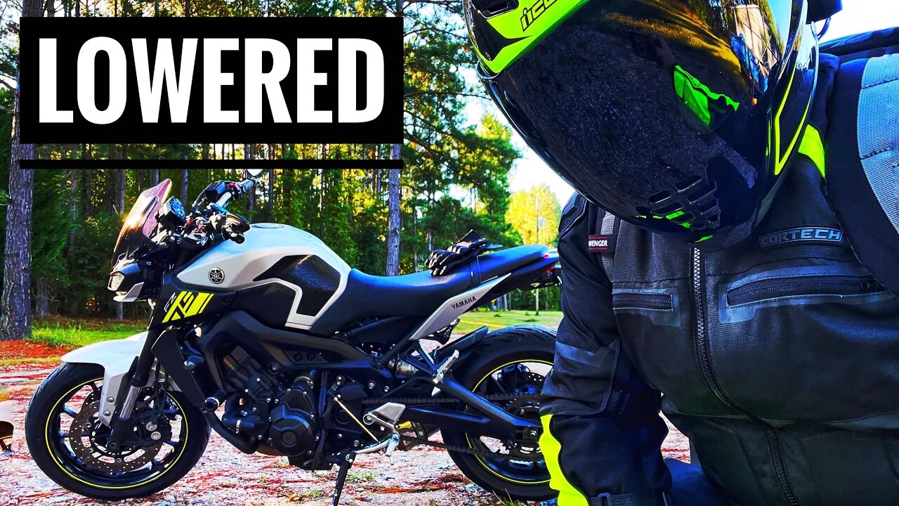 Was LOWERING my FZ09 a good idea? | 5 Month Review!