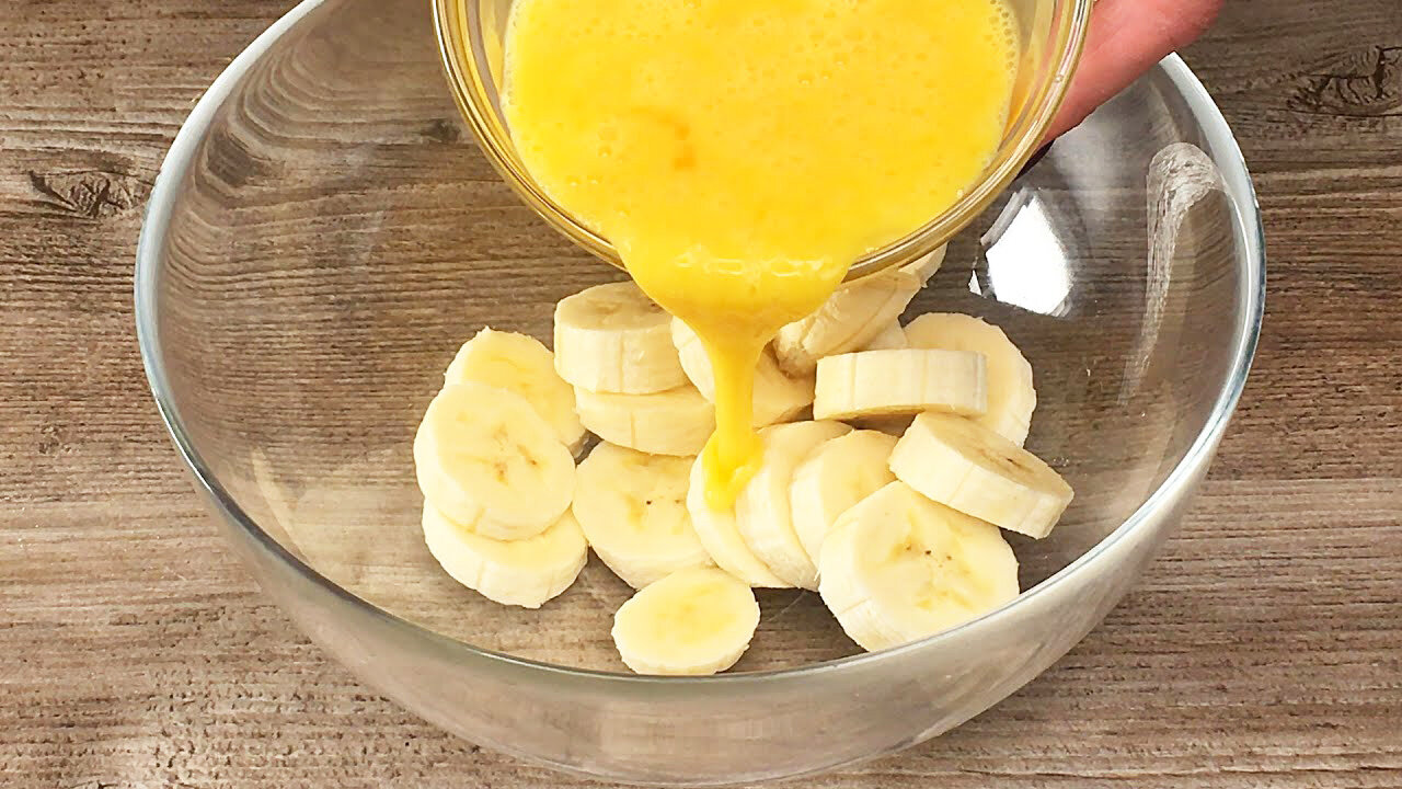 Recipe with only 1 banana and 2 eggs! A Simple Breakfast Recipe With No Trick