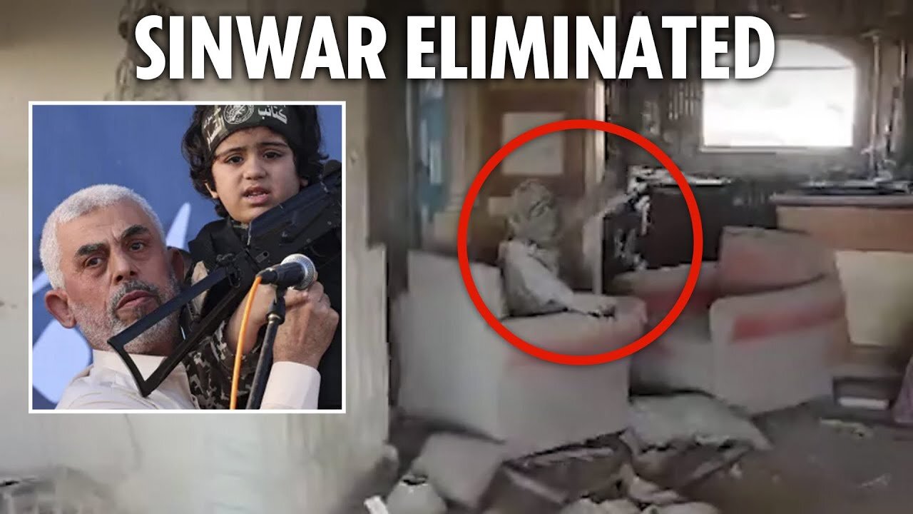 Watch Hamas chief Yahya Sinwar’s final moments before October 7 mastermind is killed by IDF