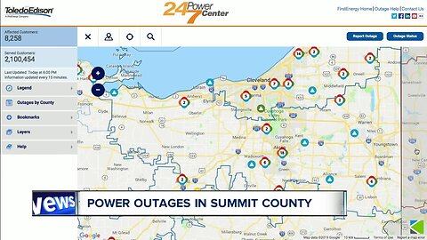 Severe weather causes power outages across Northeast Ohio