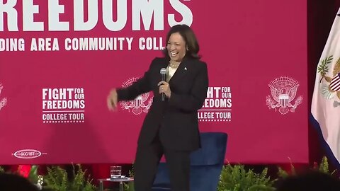 Kamala Harris Takes The Stage In Pennsylvania: "You Did It, Mickey! Ha Ha Ha Ha!"