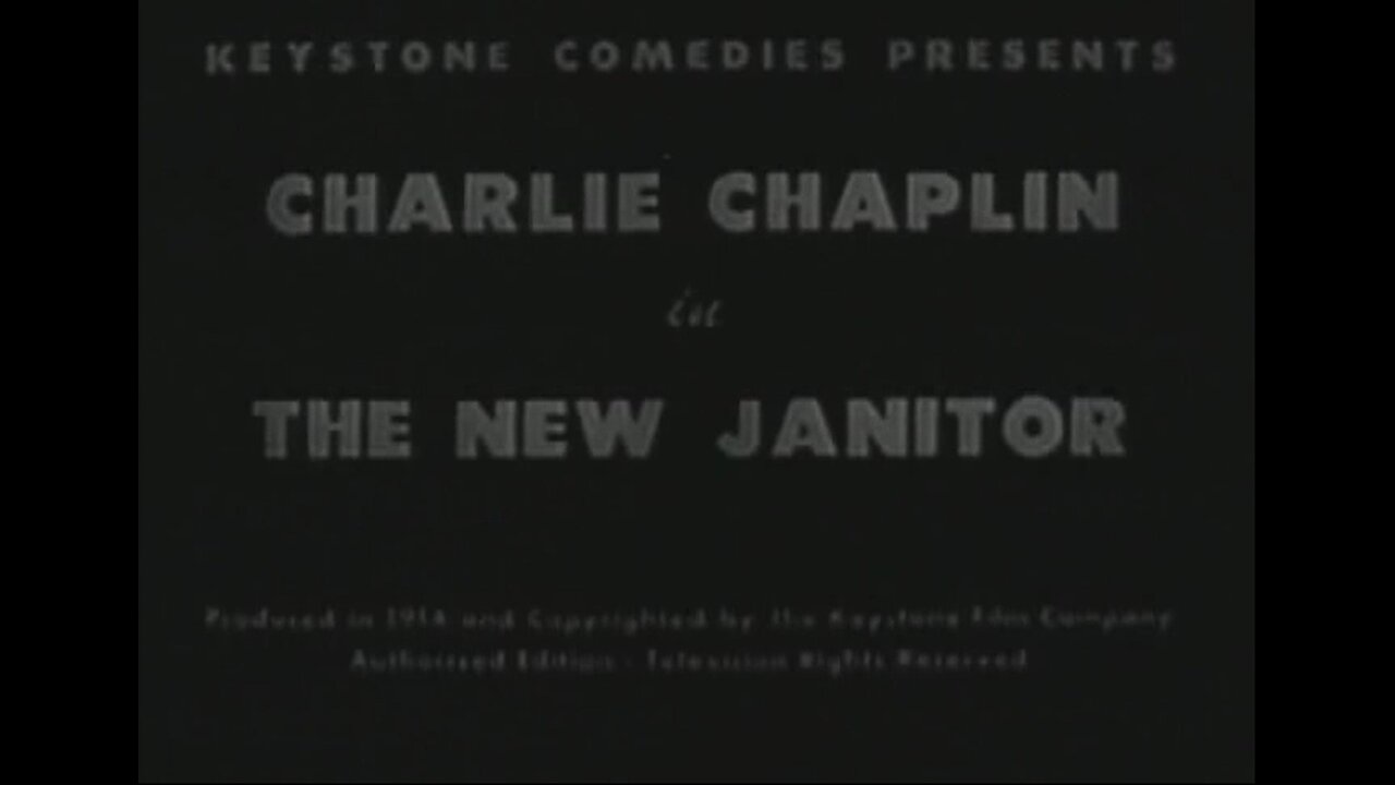 Charlie Chaplin - The New Janitor (1914)