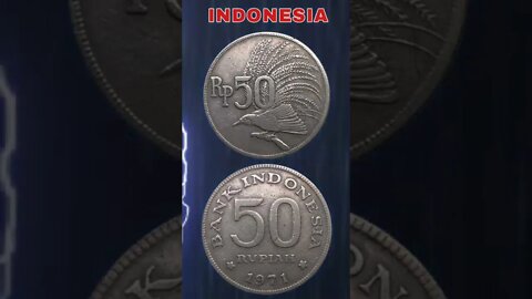 Indonesia 50 Rupiah 1971.#shorts #coinnotesz