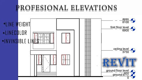 Three ways to make your elevations look professional, Revit Tutorial