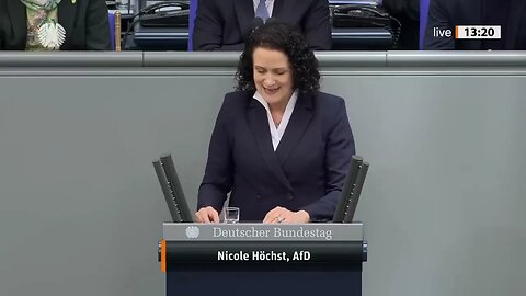 Wir schauen einer Zivilisation beim Verrückt werden zu! Nicole Höchst | AfD Fraktion im Bundestag