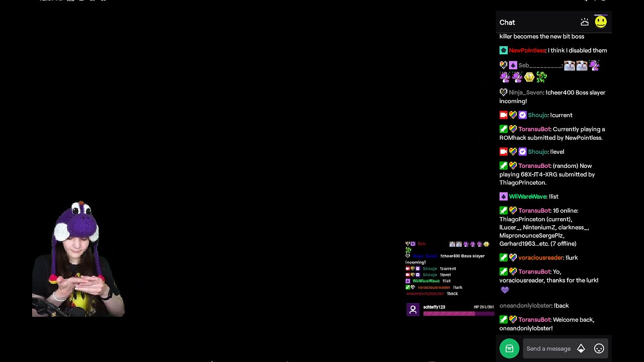 I'm not listening to chat