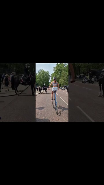 Penny farthing bike #buckinghampalace