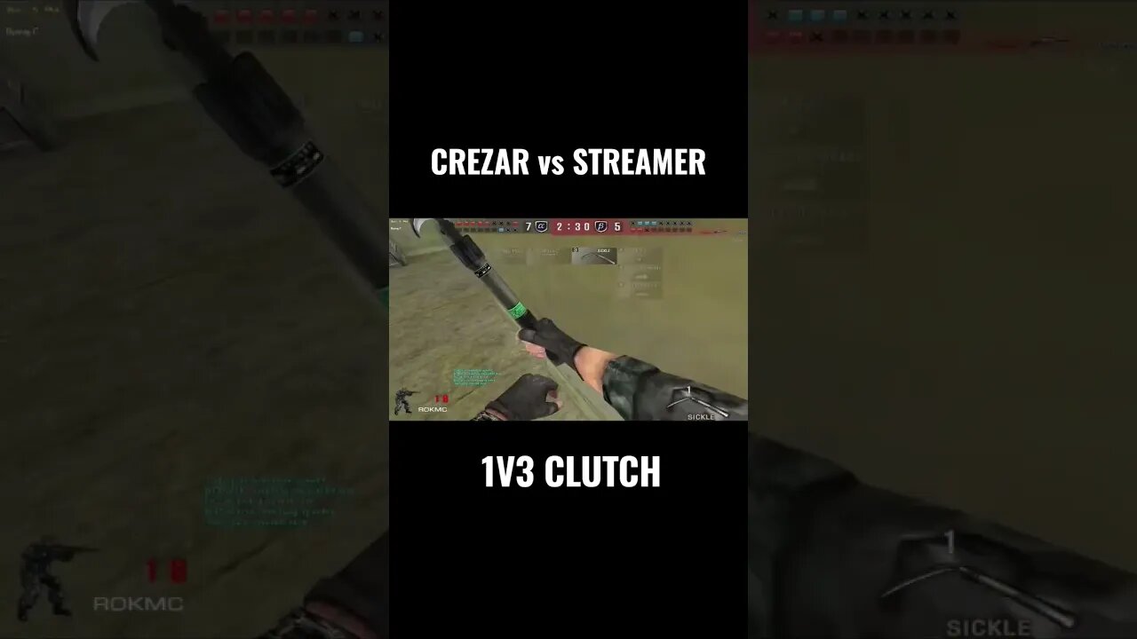 CREZAR help the team to win the round #specialforce #youtubeshorts #shorts