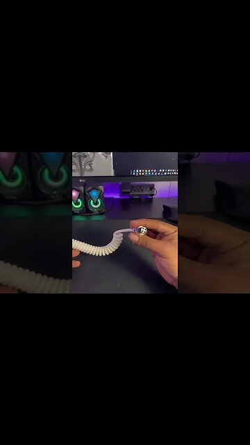 EPOMAKER Puff Aviator Coiled USB Cable