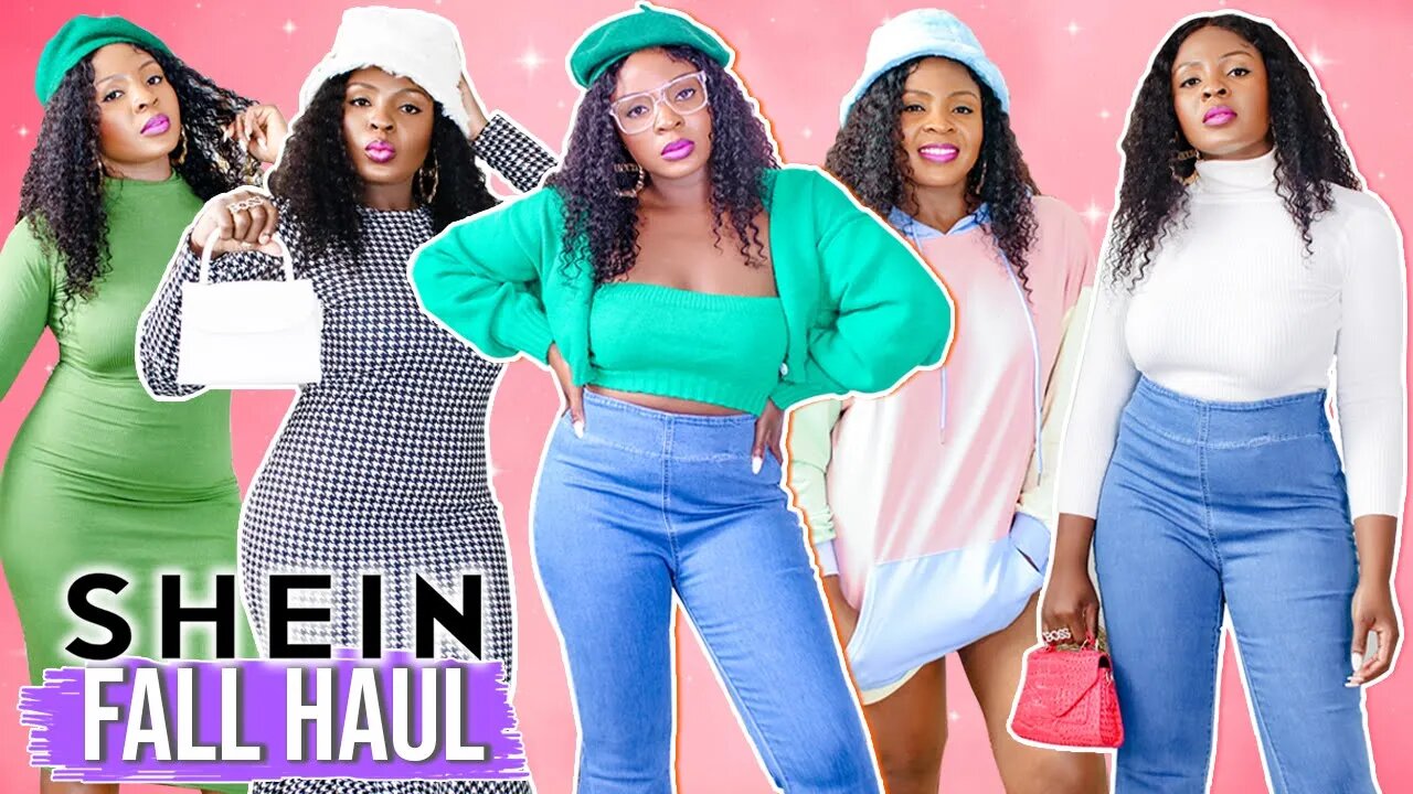 SHEIN FALL HAUL 2021 | 1st x TRYING SHEIN | ELEGANT + CLASSY + CUTE + CASUAL PIECES **GIVEAWAY**