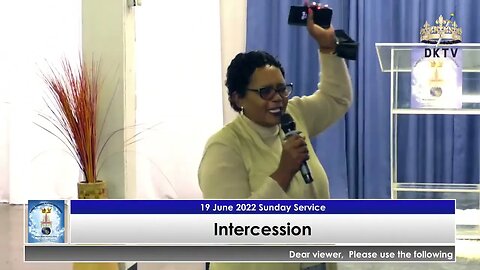 Intercession led by Minister K. Tshuma (19 June 2022)