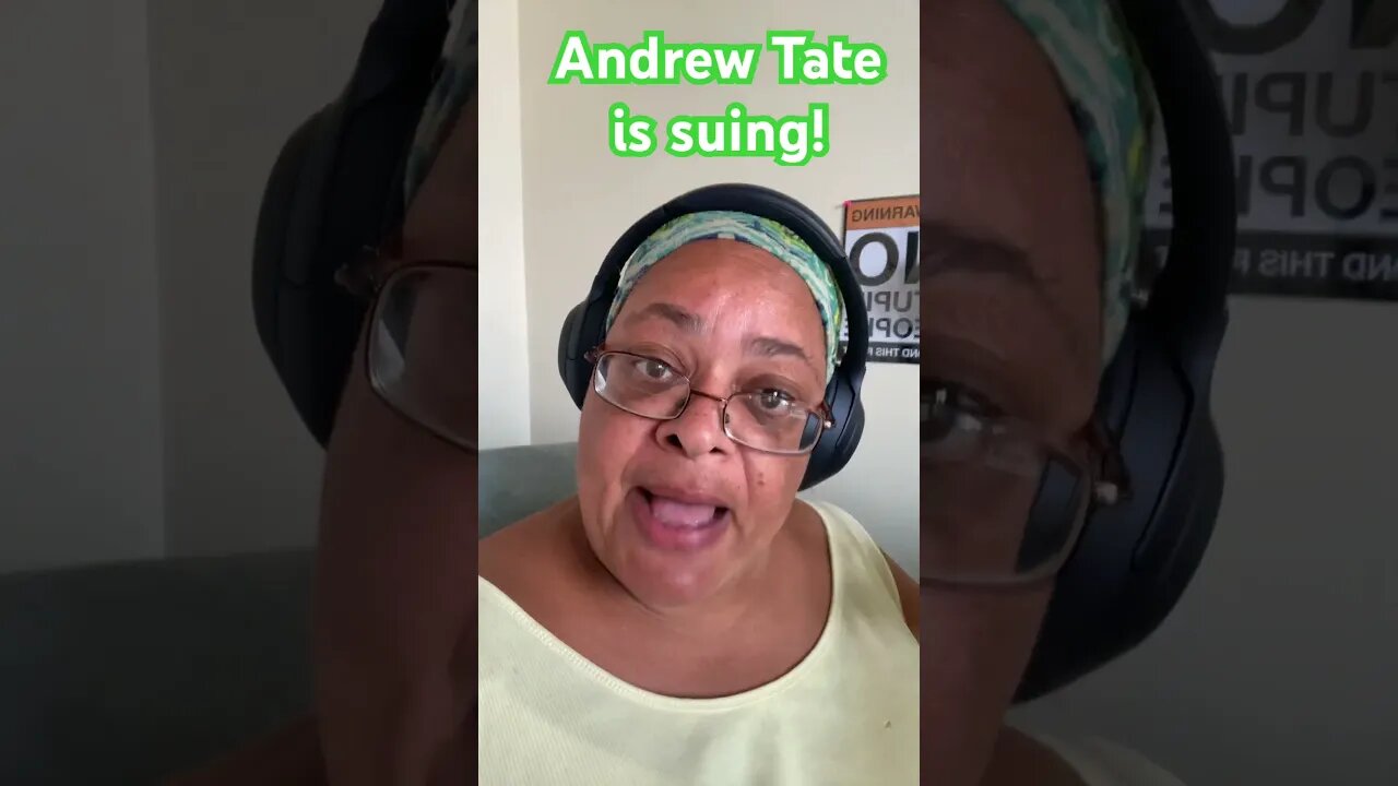 Fl woman is getting sued by Andrew Tate. #shorts