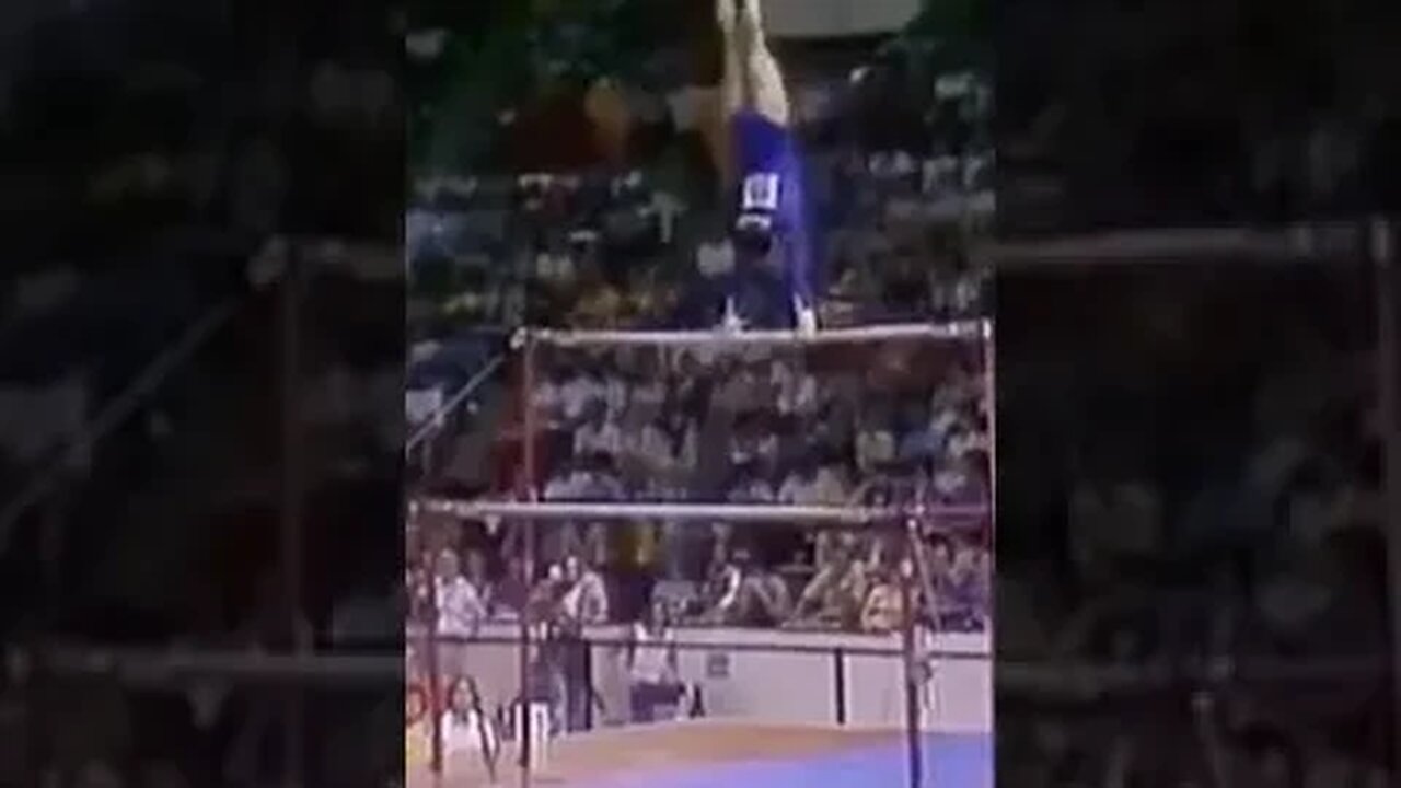 Nellie Kim Bars (all-around 9.9) 1976 Olympics Montreal #shorts