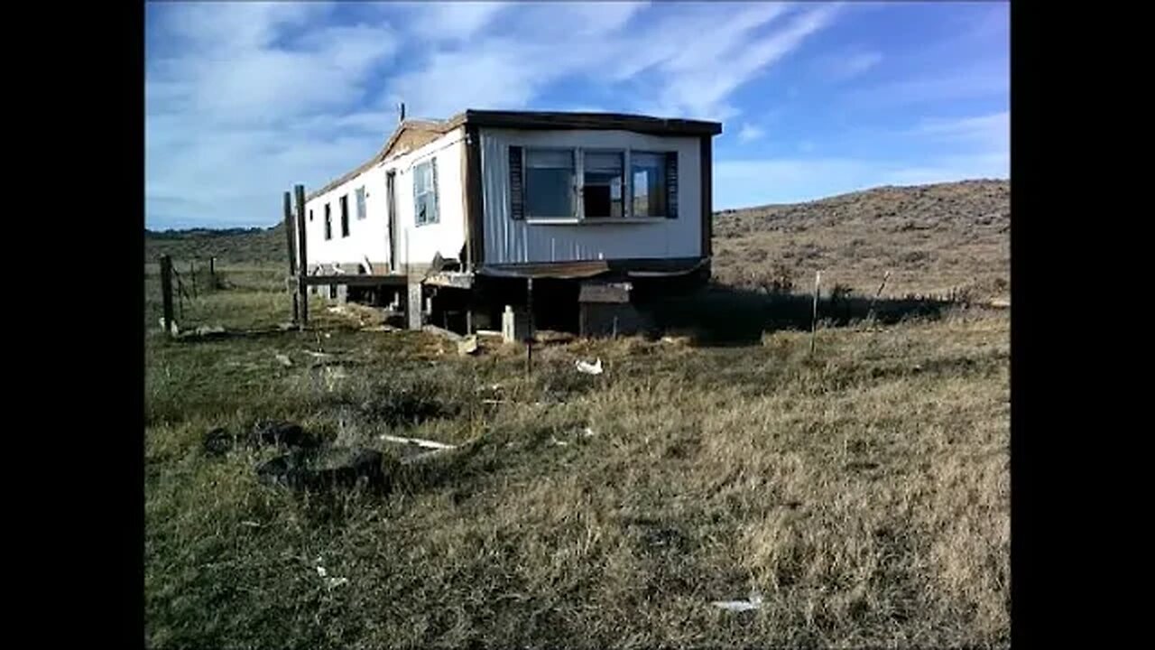 Remote Prairie Recon: Abandoned TRAILER - Somewhere in Powder River County, Montana