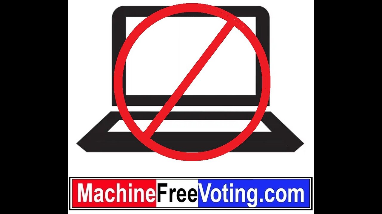 BAN the Machines (that Steal Elections)