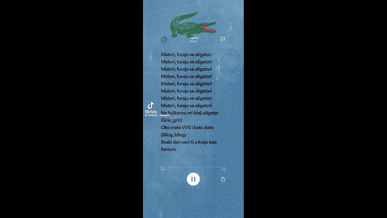 Aligatori tekst