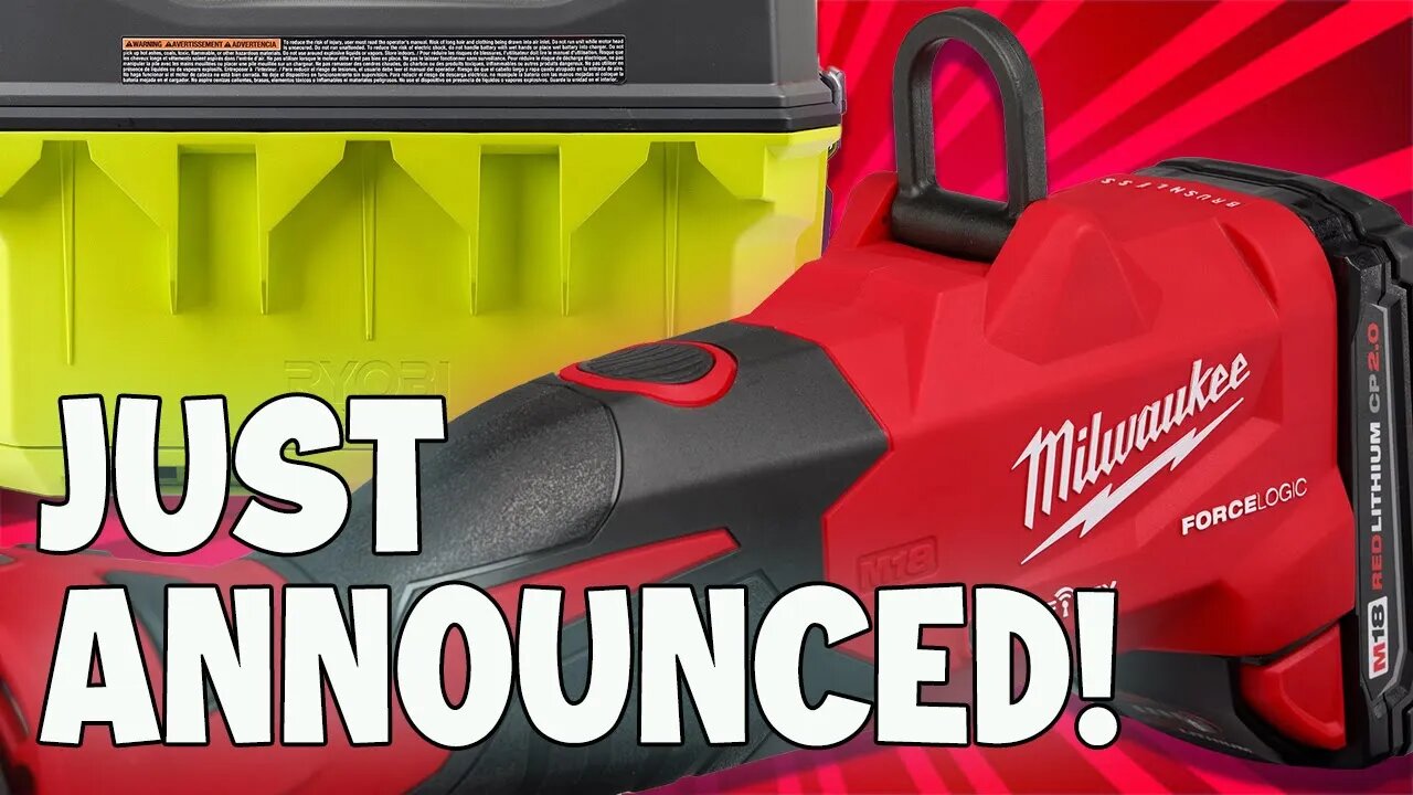 Milwaukee and RYOBI Drops ALL NEW power tools