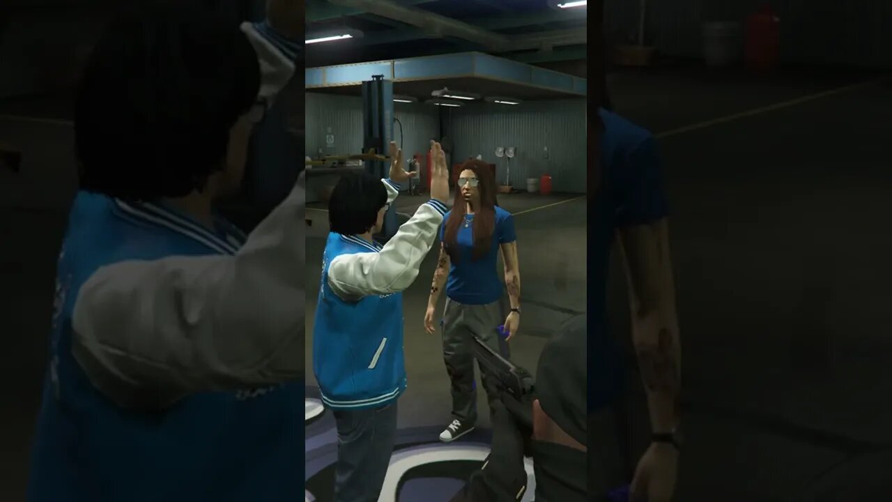 CONFRONTED By A Crazy Woman! #shorts #gta5