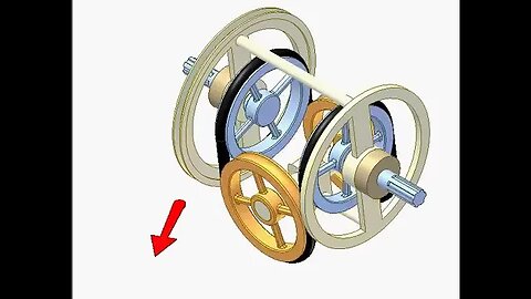 3247 Car Differential with Belt 1