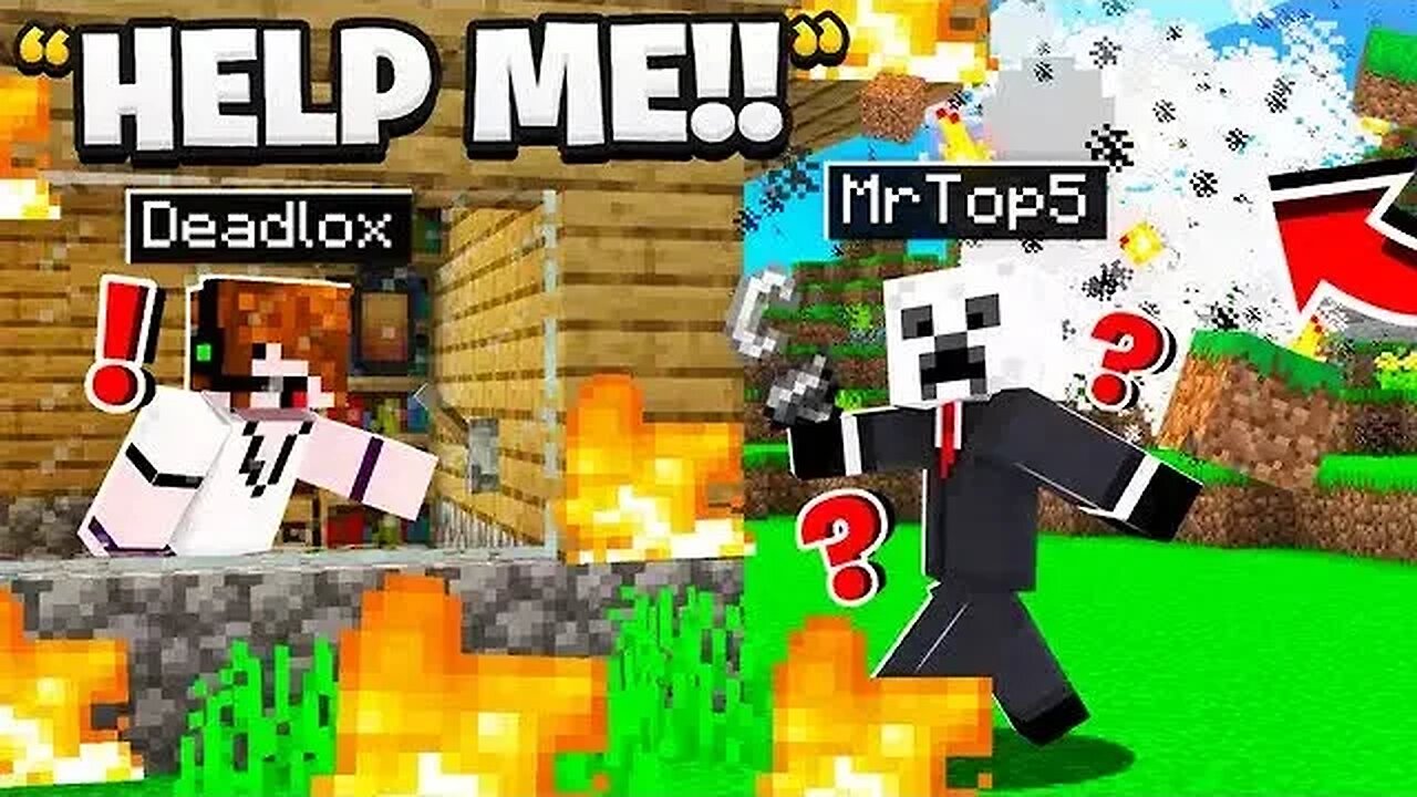 My Friend Went AFK So I Trolled Him.. (Minecraft)