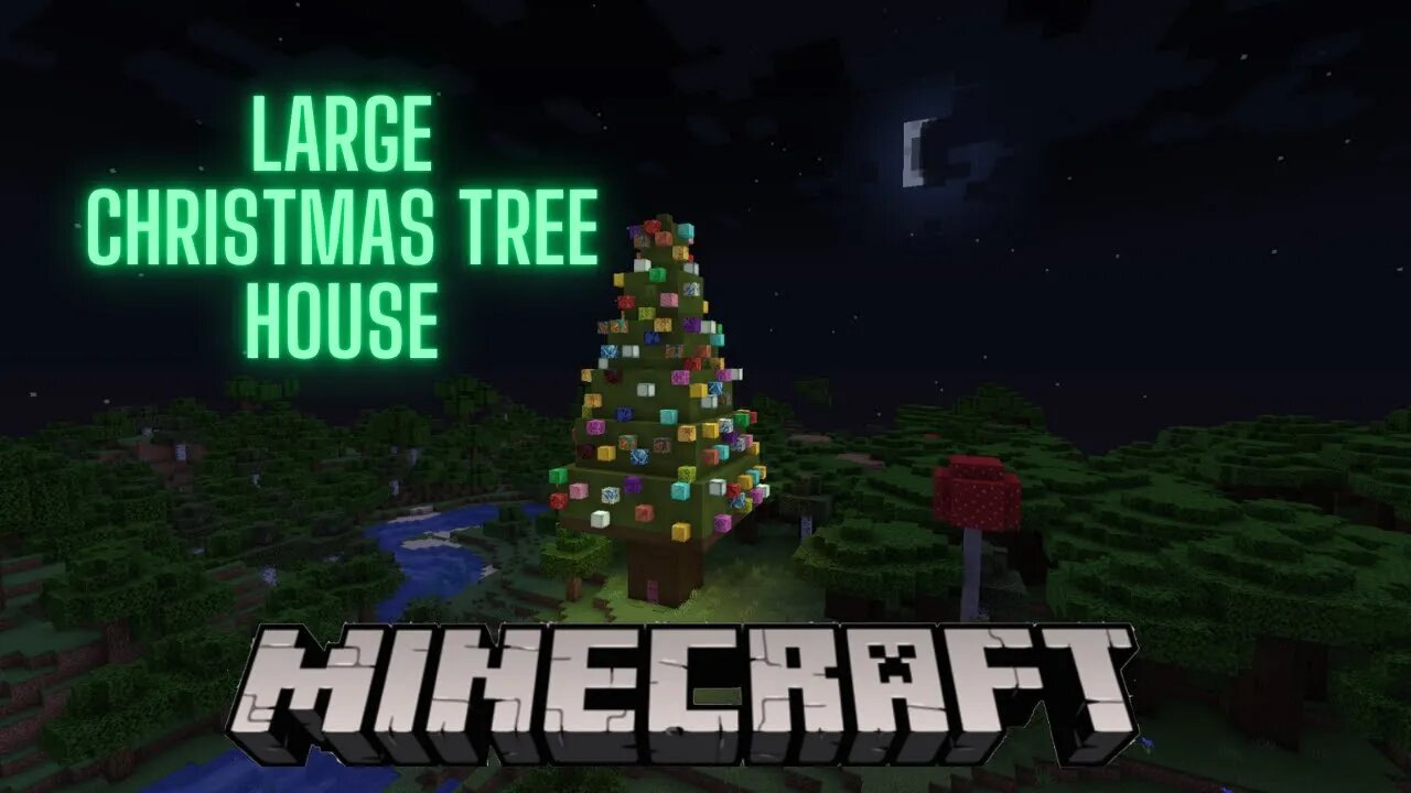 Minecraft: Large Christmas Tree House