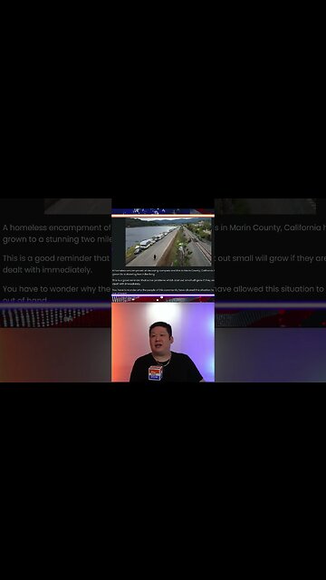 Two mile long homeless camp in a community where houses average $1,000,000😬😲🚛 🟠⚪🟣 NPC Politics