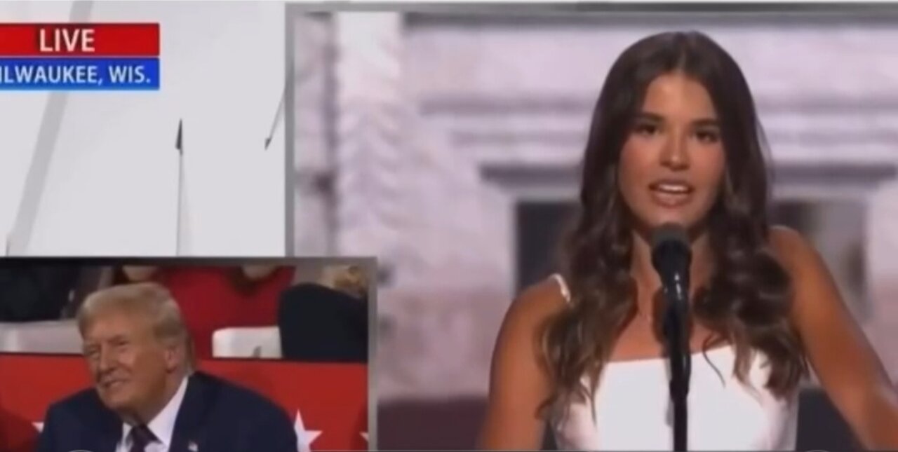 Kai Madison Trump, Donald J Trump's Eldest Grandaughter's Speech About Her Grandpa (CC)