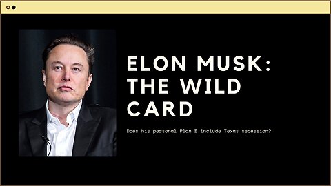 Elon Musk, the wild card in American politics