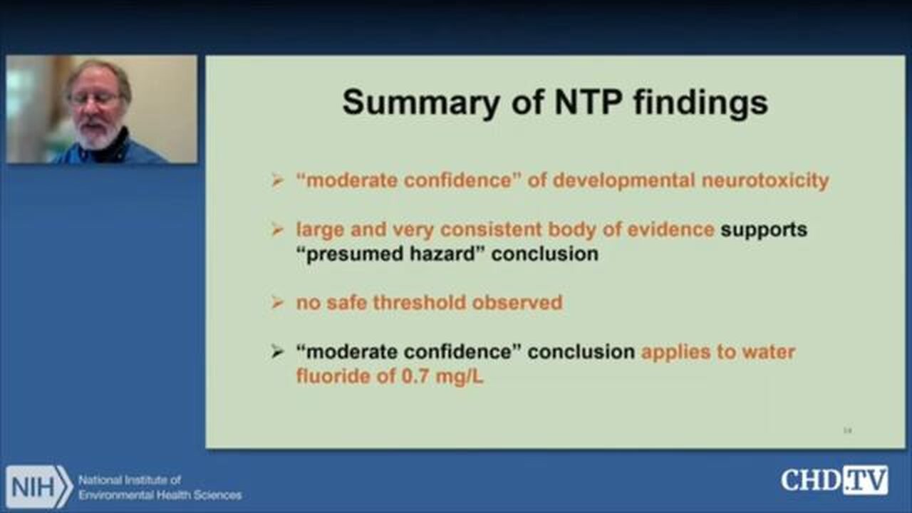 National Toxicology Program's Report on Fluoride Neurotoxicity (May 4, 2023)