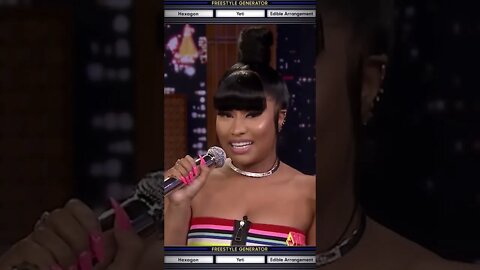 Nicki Minaj freestyle with random words
