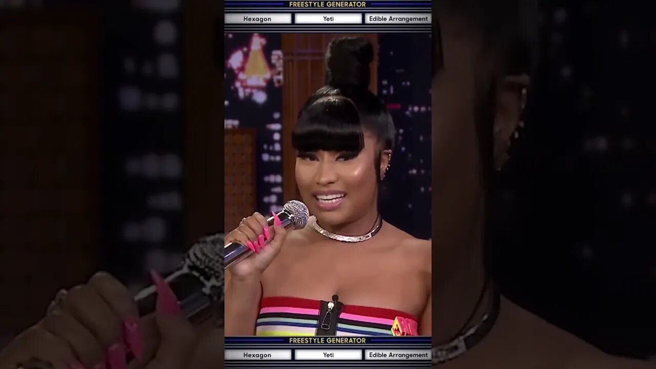 Nicki Minaj freestyle with random words