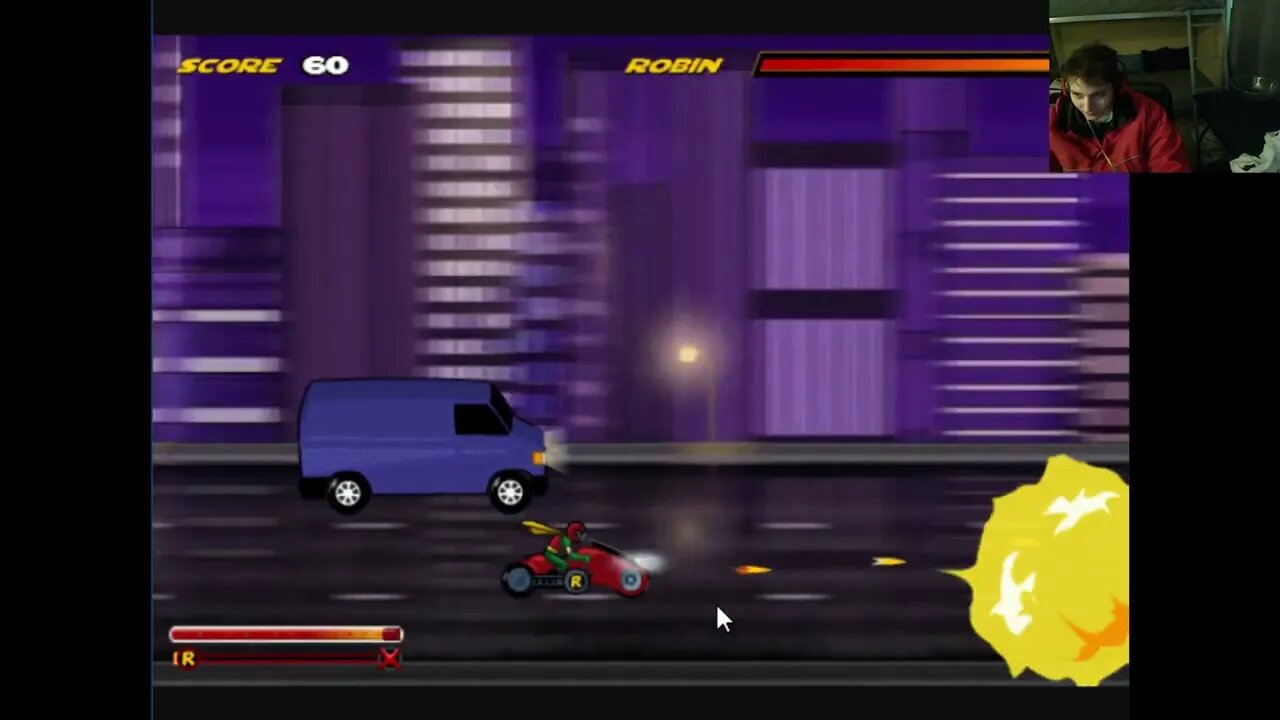 Teen Titans One On One Robin VS Red X Level Gameplay With Live Commentary