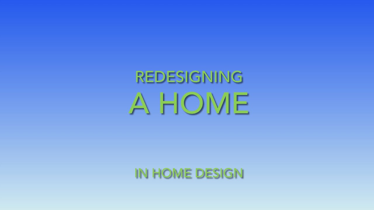 Redesigning a home on the home design app