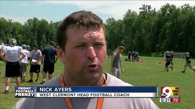 West Clermont Wolves make football debut