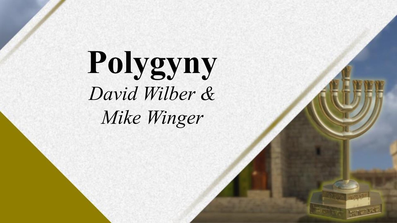 Polygyny 108 - Rebuttal to David Wilber & Mike Winger