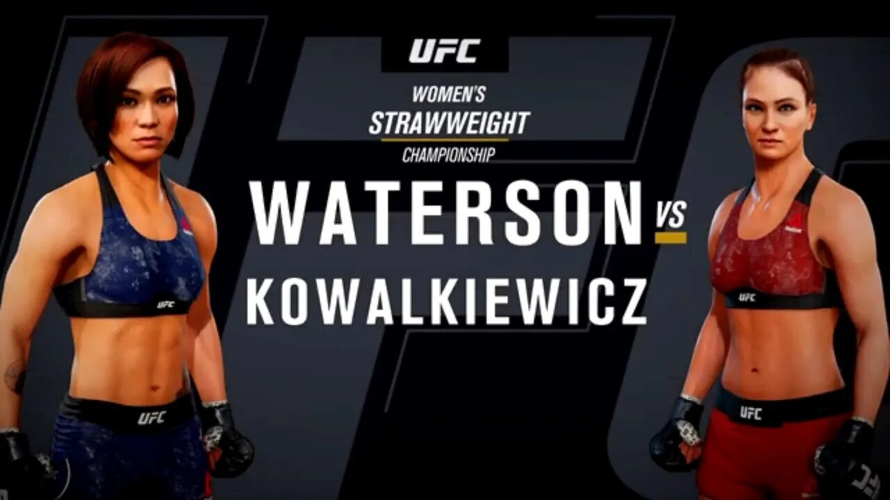 EA Sports UFC 3 Gameplay Karolina Kowalkiewicz vs Michelle Waterson