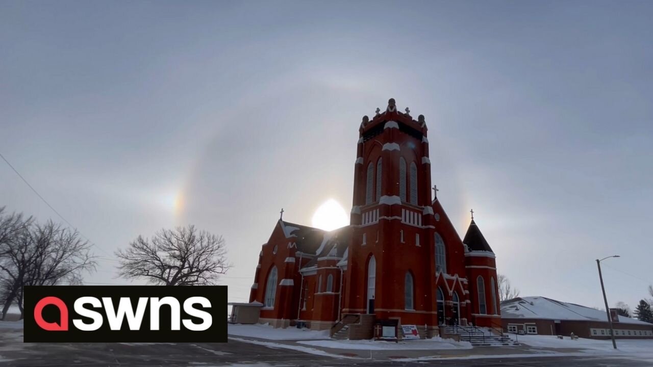 Stunning sun halos wow locals in Minnesota