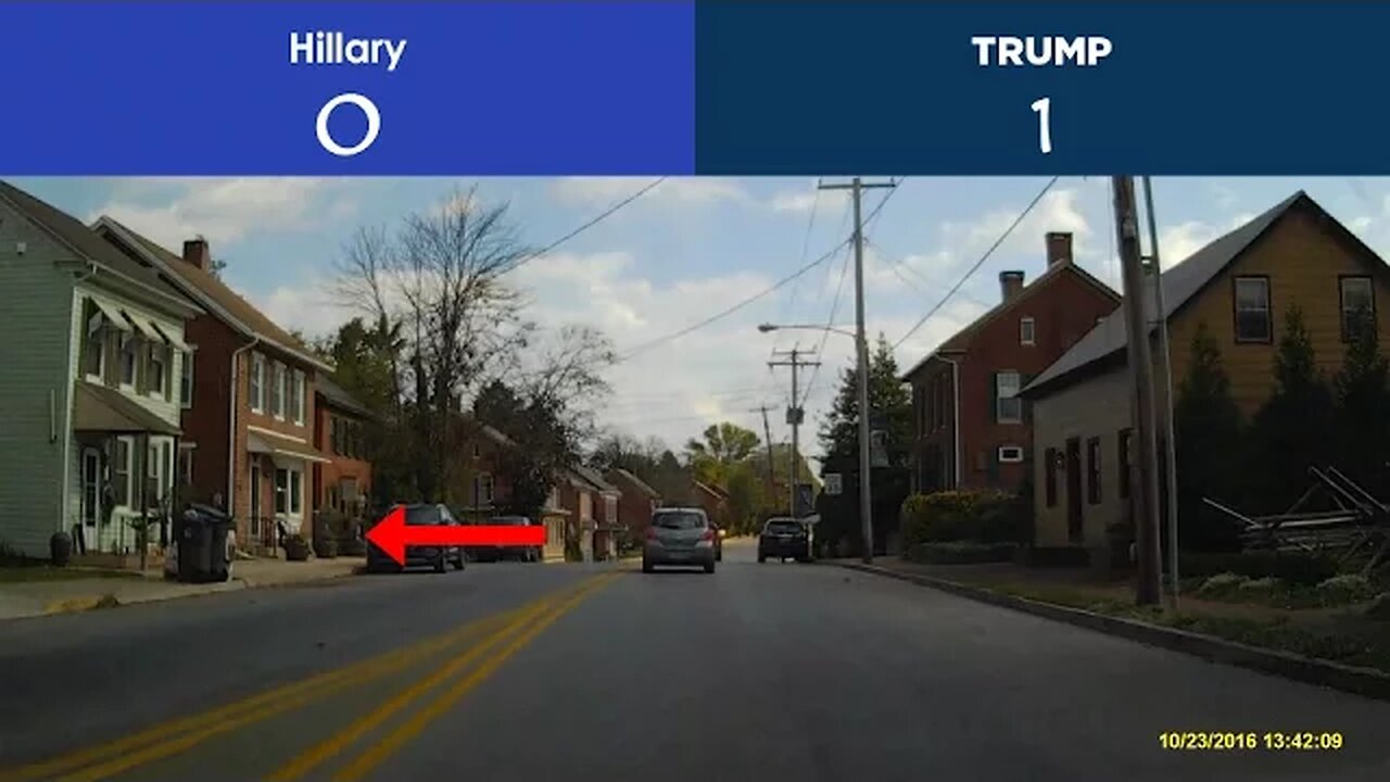 Counting Hillary and Trump Yard Signs in PA - Part 2