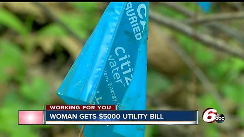 Indy woman fighting $5k water bill from when she was out of town