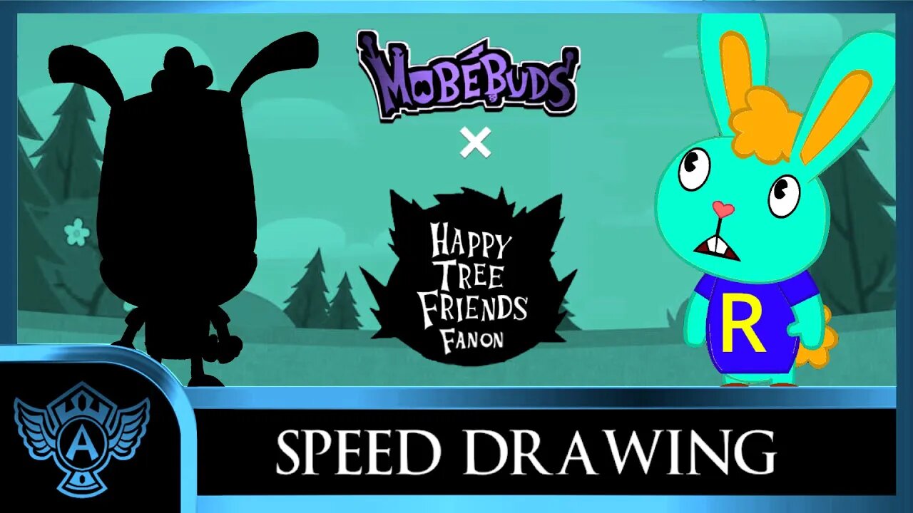 Speed Drawing: Happy Tree Friends Fanon - Ryan | Mobebuds Style