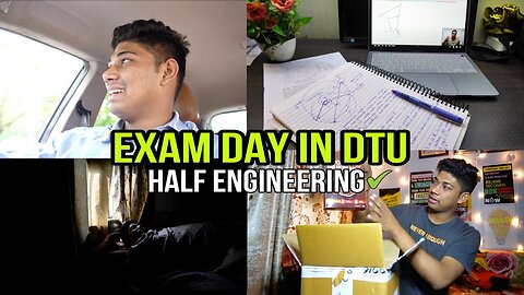 DTU Exam Day Vlog: Conquering Challenges & got my first Sponsorship with MuscleBlaze|Engineeringlife