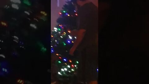 Mick and Kids Decorate the Tree