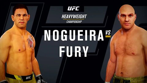 EA Sports UFC 4 Gameplay Tyson Fury vs Minotouro Nogueira