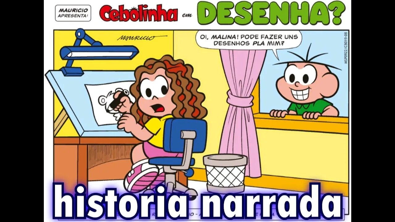 Cebolinha em-Desenha? | Gibis do Rapha