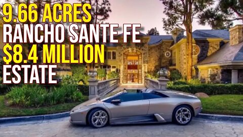 $8.4 Million Rancho Sante Fe Cali Mansion