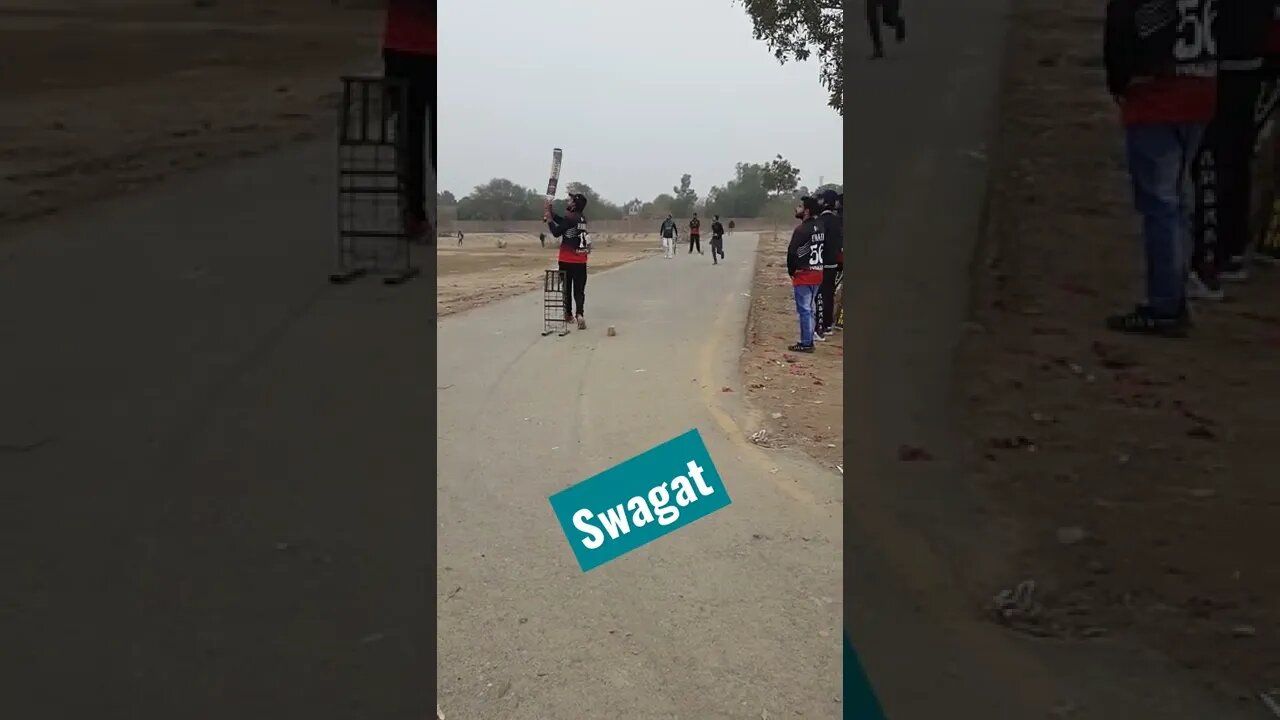 Acha Swagat Kia BH Ne Bowler Ka#cricketlover #1M #cricketshorts #shorts
