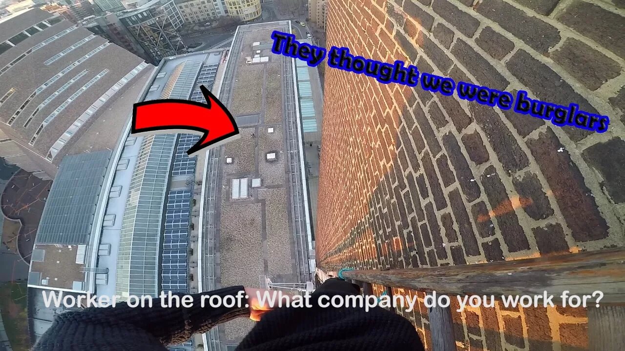 SECURITY LOCKED US ON ROOF UNTIL POLICE CAME! MY MOST DANGEROUS CLIMB YET..