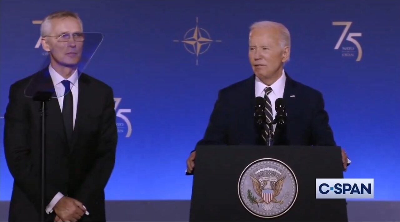 Awkward: Biden Talks About NATO Secretary's General's Wife