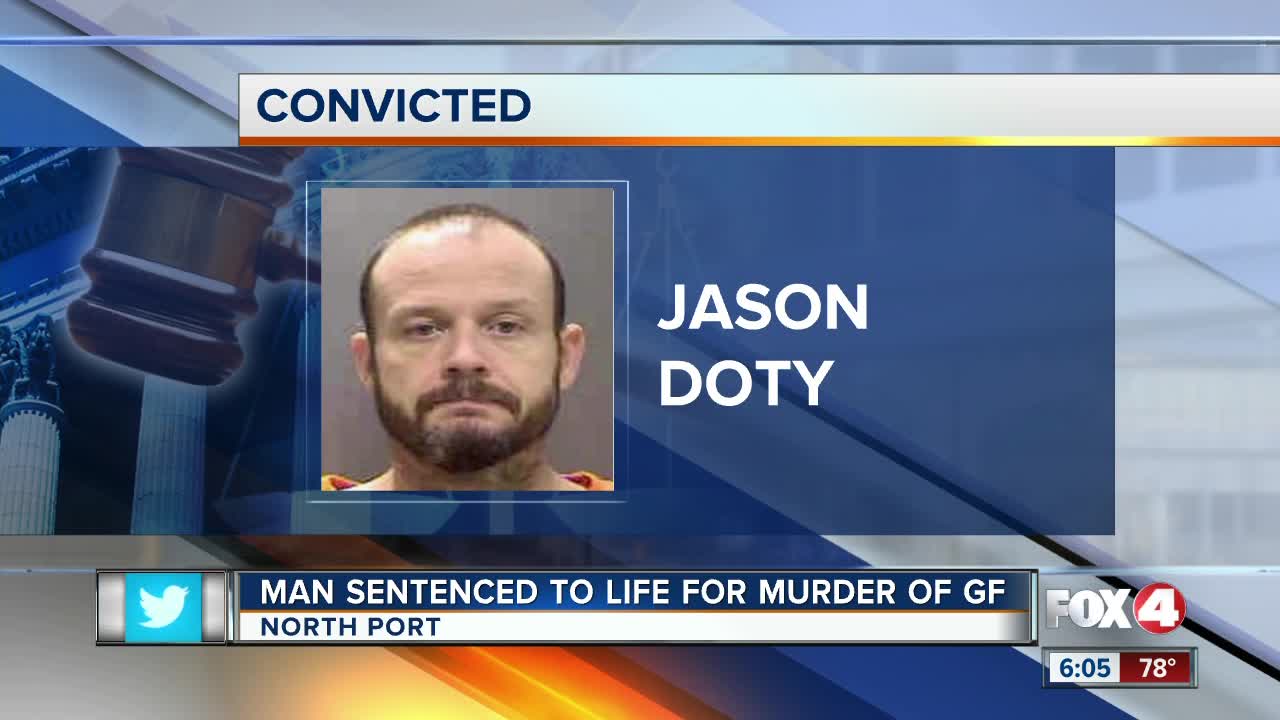 Jason Doty sentenced for the death of his girlfriend in 2018